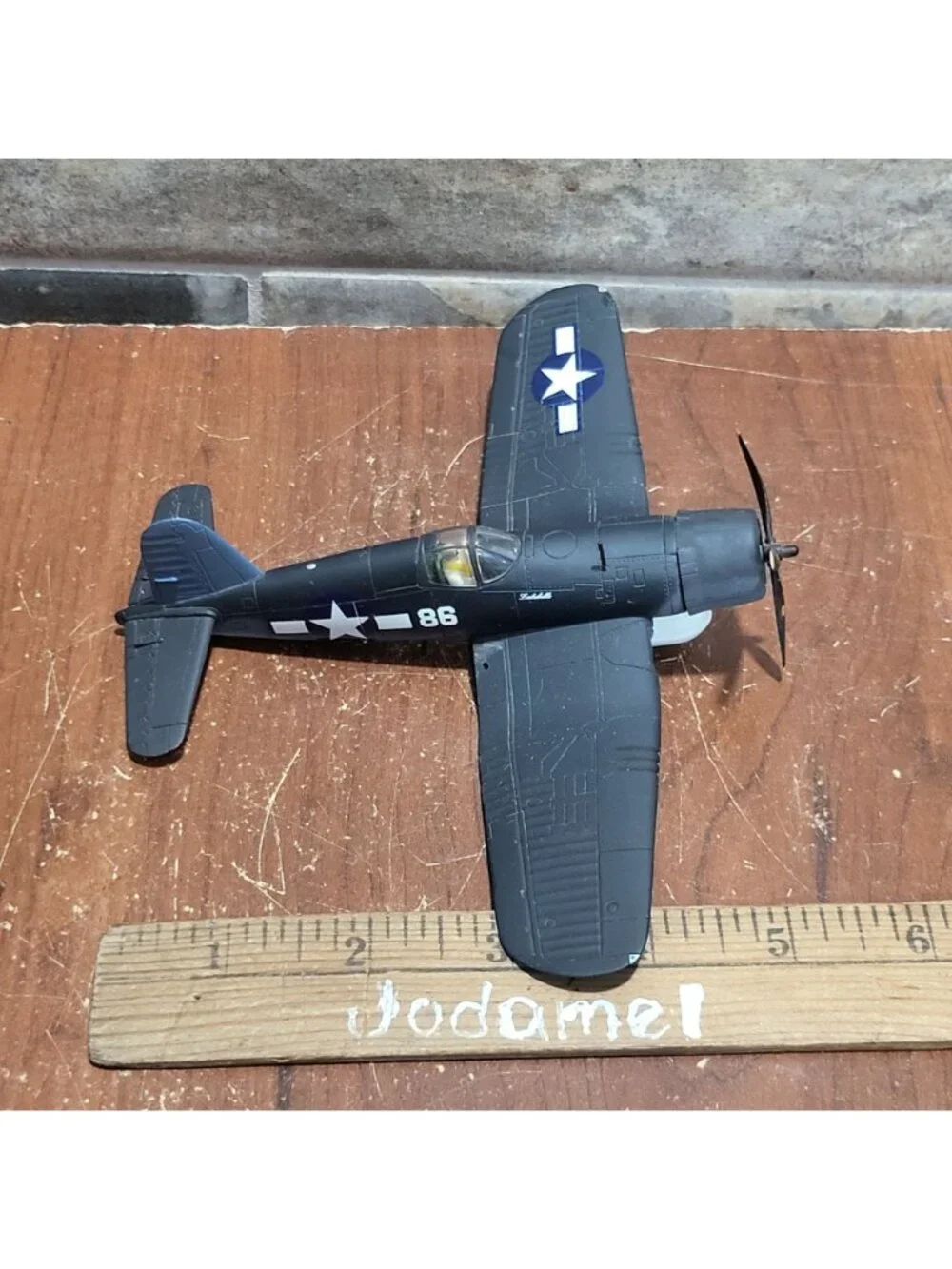 Assembled Airplane Model Kit Vought F4U Corsair Fighter Plane